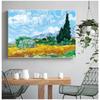 Print Poster Picture Wall House Decoration Murals  Van Gogh Oil Painting Works Sunflower Apricot Abstract A4 A3 A2 Canvas Art