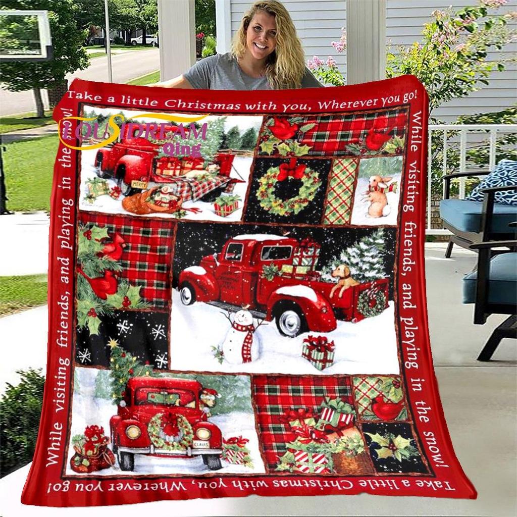 Одеяло с Рождеством, мягкое одеяло, пылезащитный чехол, диван-кровать, одеяла для взрослых, украшение для дома