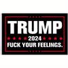 4pcs Blue US Presidential Election Donald Trump Bumper Car Stickers