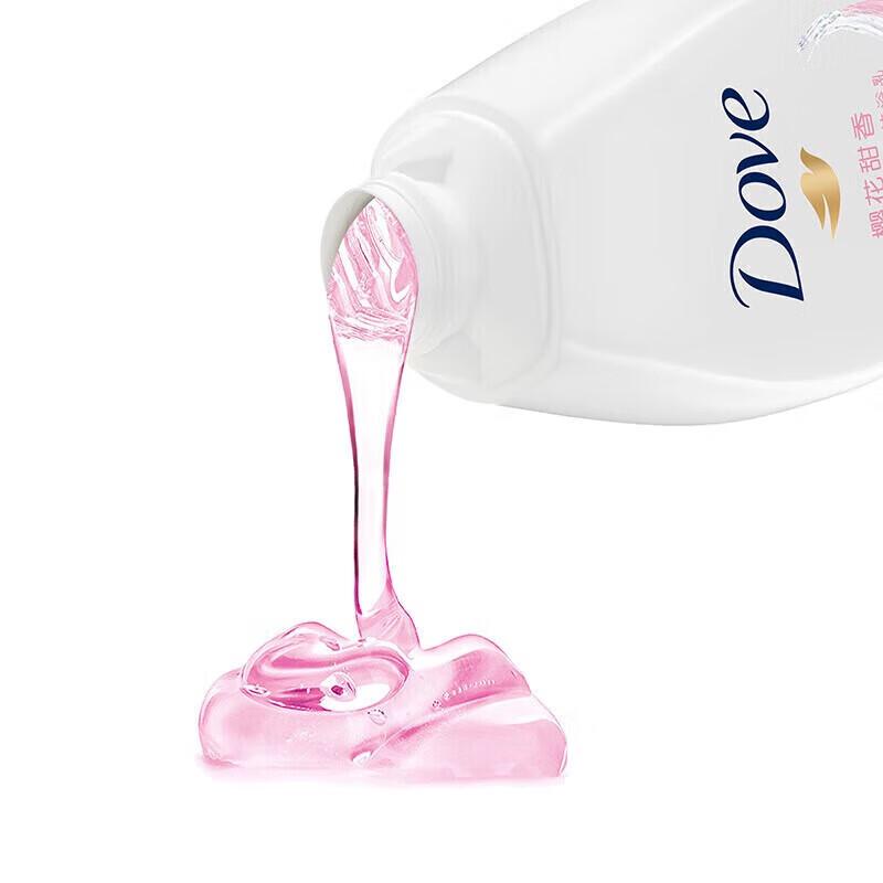 Dove Cherry Blossom Body Wash & Shampoo Set