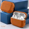 For Airpods Pro 1 2 Case Luxury Leather Business Earphones Case With Hook Strap Headphone Cover For Apple Air Pods 4 3 2 1 Shell