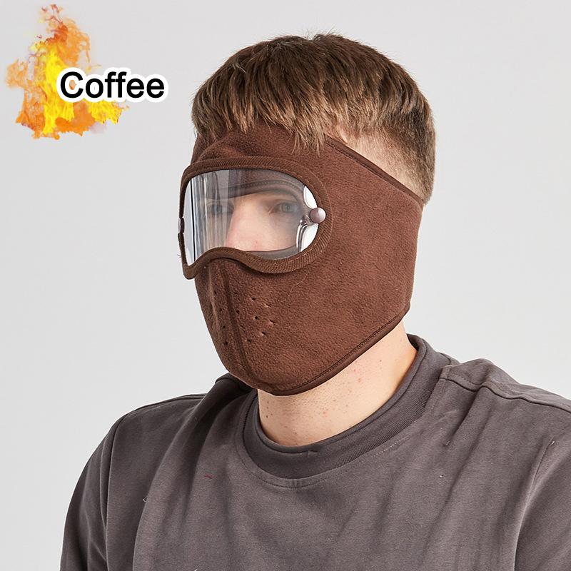 Велосипедная маска на все лицо Ветрозащитная Антизапотевающая Велосипедные очки Капюшон Зимняя шапка Лыжные дышащие маски Балаклава Мотоциклетная маска