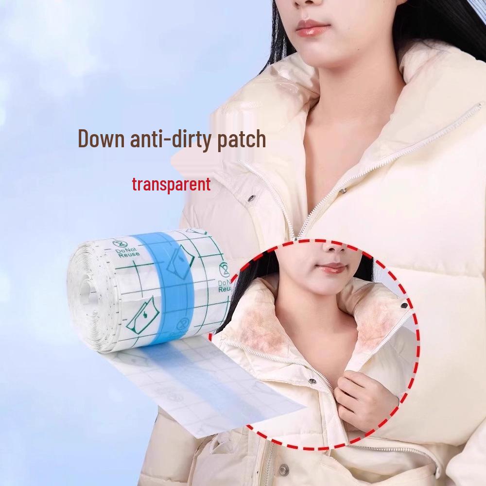 Эксклюзив для новичков: Прозрачные одноразовые наклейки от грязи для манжет и воротников куртки