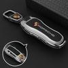 Leather Car Smart Remote Key Cover Case Keychain Protector For Porsche 911 718 Panamera Macan Cayenne Boxster Cayman Keychain JN9