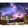 Галактические фрески Вселенная Обои Потолок Звездное небо Фреска Спальня Гостиная ТВ Фон Большая Настенная Фреска