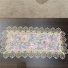 Lace Tablecloths Floral Household Bedside Table Covers  Festive Dining Table Mats Rectangle Tea Table Cover Home Decoration