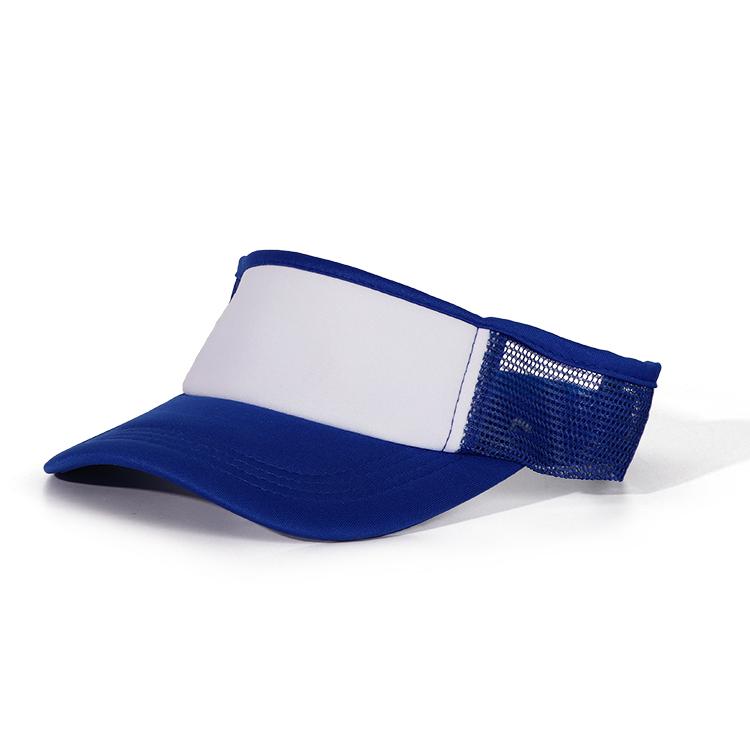 High Quality Customizable Sun Visor Sport Cap Sublimation Hat with Personal Branding for Advertising Promotion