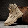 Осень новые ботинки Мартин мужские корейская версия модные повседневные спортивные дышащие высокие на толстой подошве британский стиль рабочие ботинки модная обувь