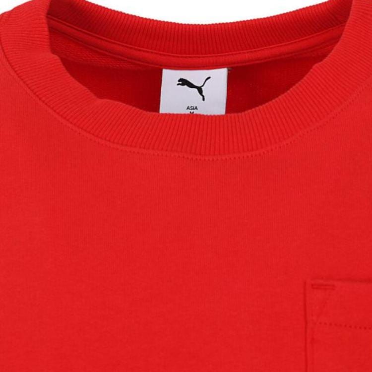 Puma Толстовки Мужские Красный Круглый вырез Умеренный Другое 631417-11