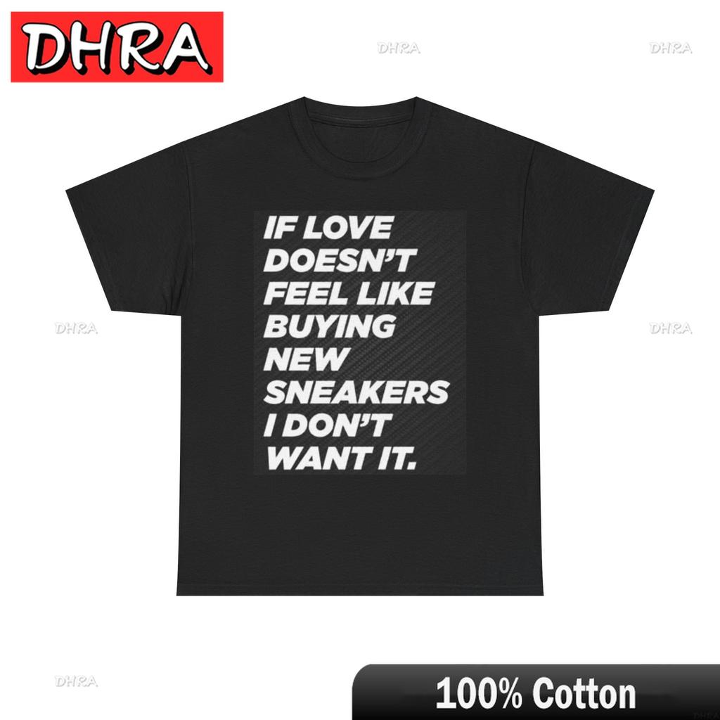 Love Buying New Sneakers Graphic T Shirt Funny Jokes Unisex Heavy Cotton Tee Tee Custom TShirts for Daily Wear TShirt