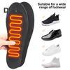 USB Rechargeable Heated Insoles Cuttable Washable Electric Heating Insoles Winter Foot Warmers for Camping Hunting Fishing Skiing Hiking Sports
