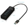 Durable Universal High Speed Up to 5Gbps Expander 4 Ports Splitter USB 3.0 Hub Data Sync Adapter