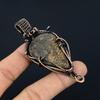 Bronzite Pendant, 999 Copper Wire Wrapped Jewelry, Gemstone Jewelry Pendant, Handmade Wedding Gift Jewelry