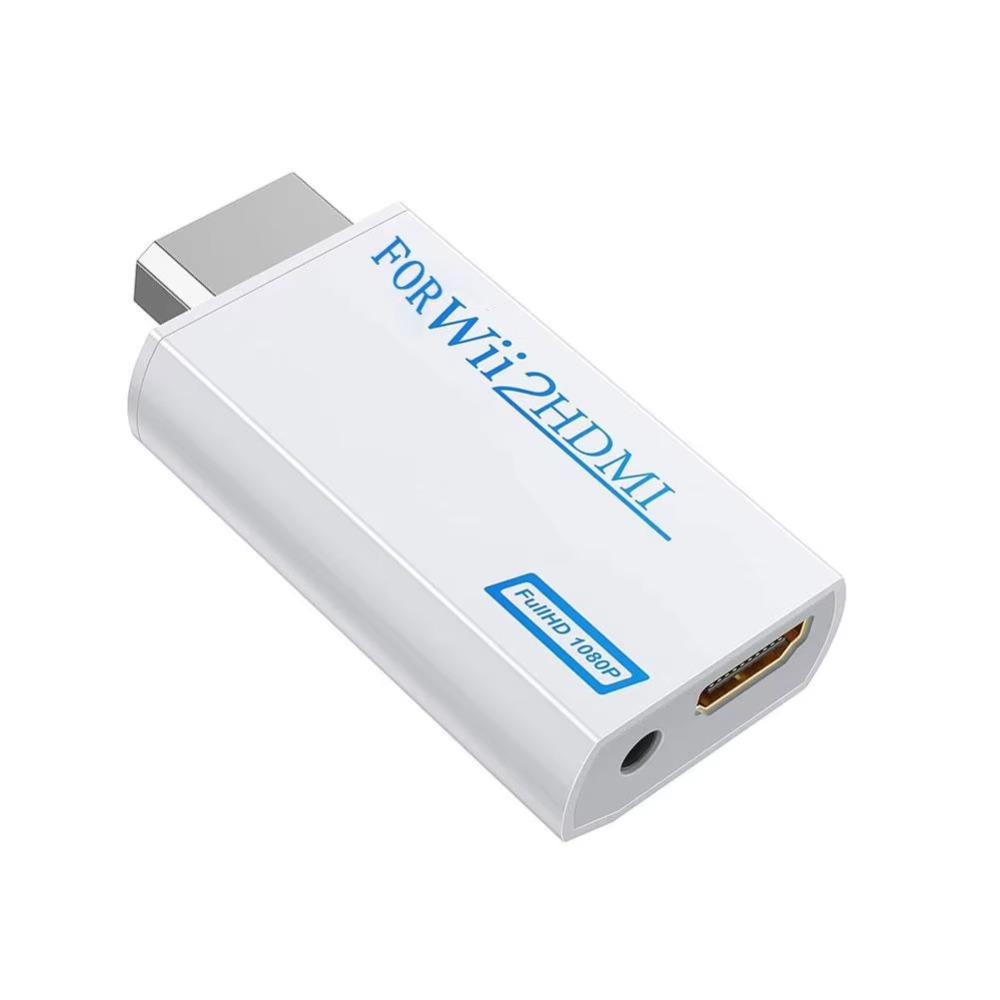 Для Wii к HDMI-совместимый адаптер-конвертер 3,5 мм аудио для ПК HDTV монитора 1080P 720P Wii2 к HDMI WII2HDMI Конвертер Адаптер