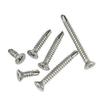Саморезы/Сверловинты из нержавеющей стали 410 с крестообразным шлицем (Phillips) и плоской головкой M4.2-M4.8