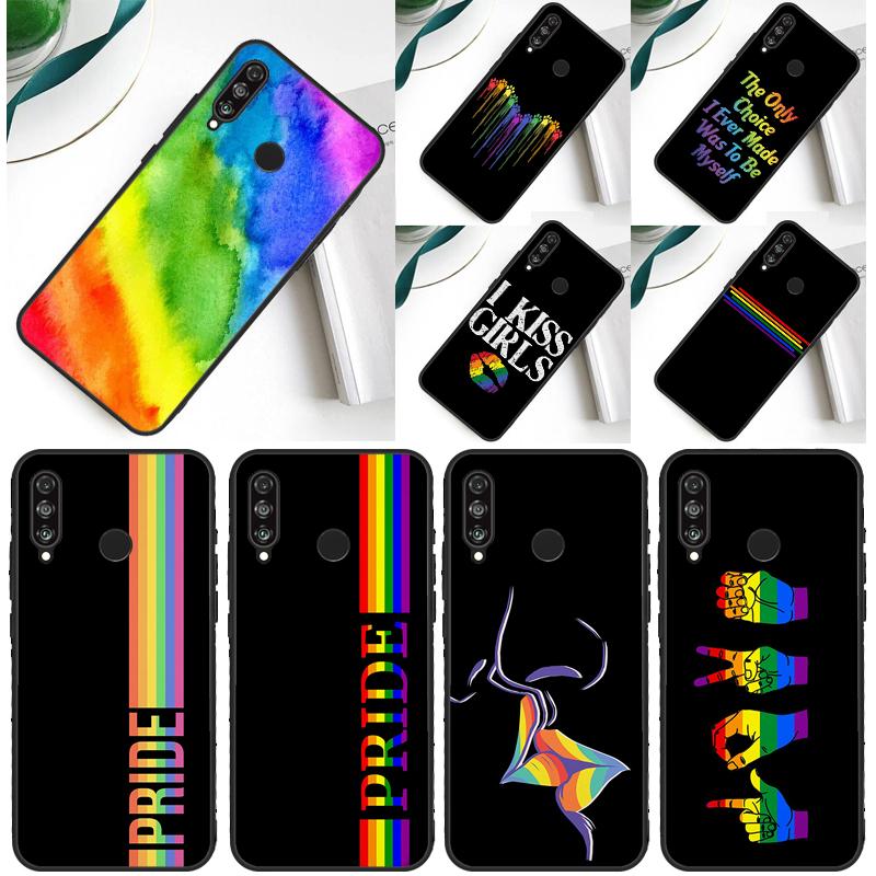 Gay Lesbian LGBT Rainbow Pride ART For Huawei Nova 7i 8i 11i 12i 12s 9 10 SE Y91 Y90 Y60 Y70 Y72 Y61 P30 P40 Lite P60 Pro Case