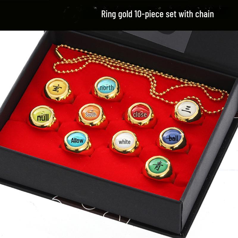 Akatsuki Ninja Ring Set: Itachi, Deidara, Pain, Sasori, Orochimaru Anime Collection