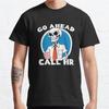 Summer Men Fashion Casual Short Sleeves Go Ahead Call Black Tees Oversized T-shirts