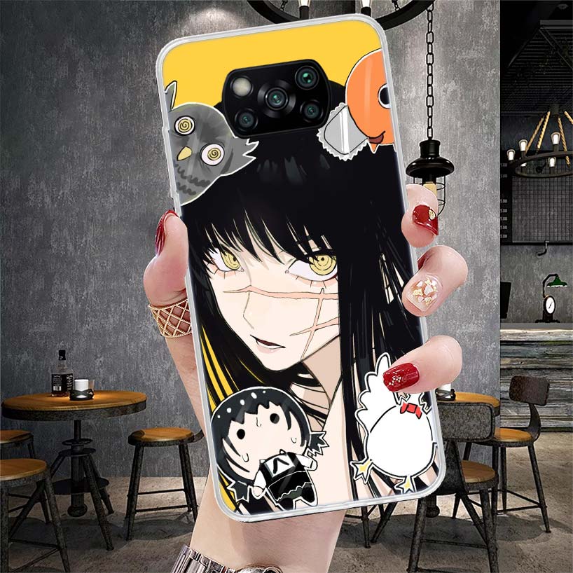 Мягкий чехол для телефона C-Chainsaw Man Yoru War Devil для Xiaomi Redmi 15C 15 13C 13 Poco X5 X6 X7 F7 Ultra M7 12C 12 10 10C 9C 9A 9T 9