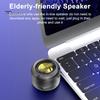 Mini Portable Speaker 3.5mm AUX Audio Interface Rechargeable Plug-Play Universal Smartphone Line-in Speaker with Clear Bass