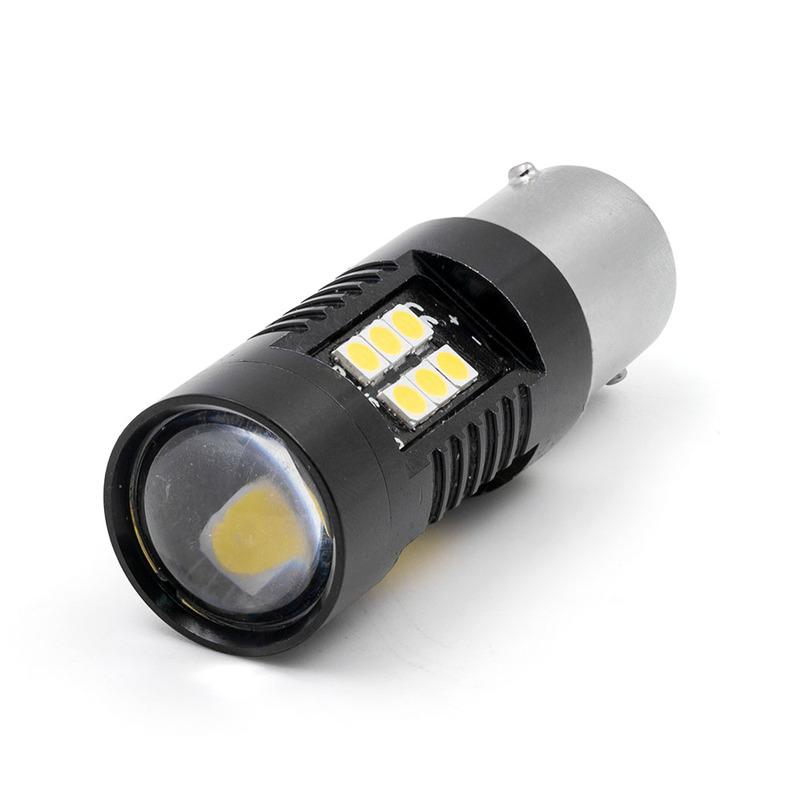 For Skoda Octavia 1 2 3 MK1 MK2 MK3 A4 A5 A7 FL 5E 1996- CANbus 1156 P21W BA15S 3030-SMD Projector Led Backup Reverse Lights