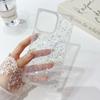 Роскошный квадратный блестящий прозрачный чехол для телефона iPhone 16 15 14 Pro Max Plus 13 12 Pro Max 11 противоударный бампер мягкий чехол из ТПУ