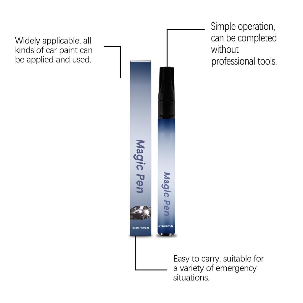 Автомобильный карандаш для подкраски царапин на автомобильной краске, двухкомпонентный автомобильный карандаш, удобный, 5 мл