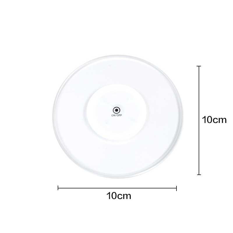 Акриловый Кристалл Ультратонкий Креатив Светодиодная Светящаяся Подставка Бар Коктейль Флэш Основа Вечеринка Подставка