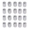 20Pcs Hex Coupling Nut Set Connector 304 Stainless Steel Industrial Fastener M6x1.0 10 L15mm