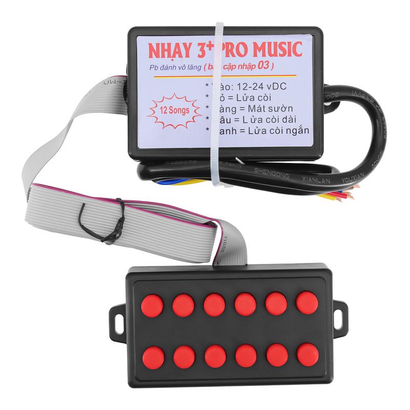 12 Sound Car Horn Controller Electronic Horn Controller Horn Speaker Control Unit Warning Alarm For Boat Car Motorcycle