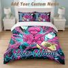 Bedding Set 1 Duvet Cover 2 Pillowcases Chainsaw Man Print Soft Bed Linen Bedroom Decor