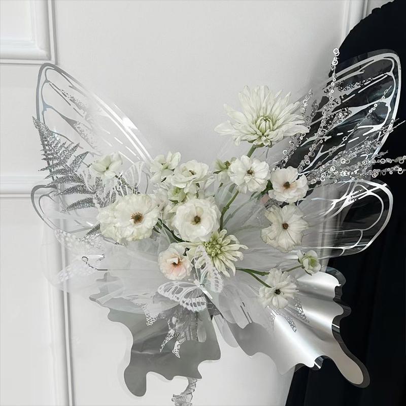 Оберточная бумага для моделирования цветов Netflix Оберточная бумага для букета с крыльями бабочки