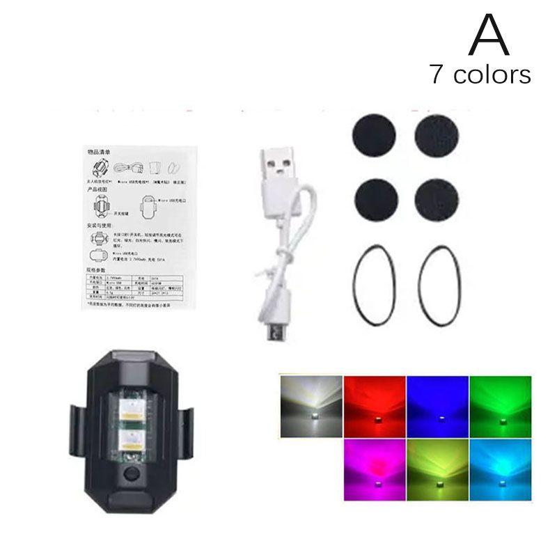 4/7 цветов Drone Strobe Light Usb Led Anti-Collision Bike Tail/Model Air
