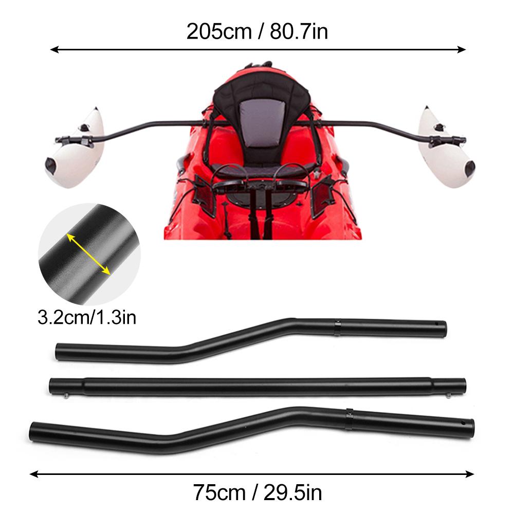 Kayak Floats Stabilizing Rod Sidekick Arms Rod Kayak Accessories for Kayak Boat Fishing