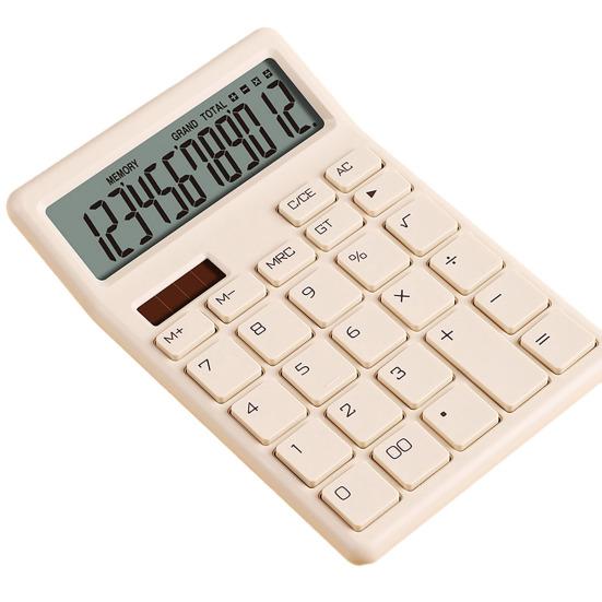 1 комплект электронного калькулятора, портативный калькулятор с двумя источниками питания, 12-значный дисплей, настольный калькулятор