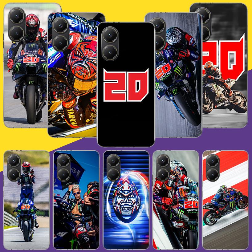 Чехол для телефона Fabio Quartararo Moto №20 для Xiaomi Poco X7 X6 X5 Pro F7 Ultra Redmi 15C 15 13 13C 12 12C 10 10A 10C 9 9A 9C 9T Co