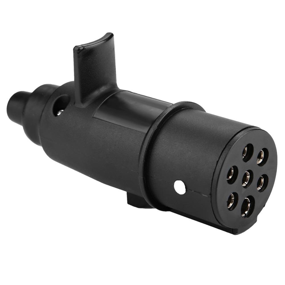 7 Pin N Type Connector Plug Play Towing Connector Compatible 24V Trailer Plug Trailer Truck