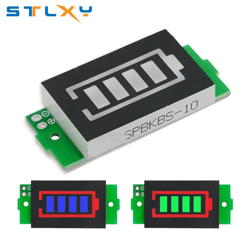 1S 3S 4S-8S Single 3.7V Lithium Battery Capacity Indicator Module 4.2V Blue Display Electric Vehicle Battery Power Tester Li-ion