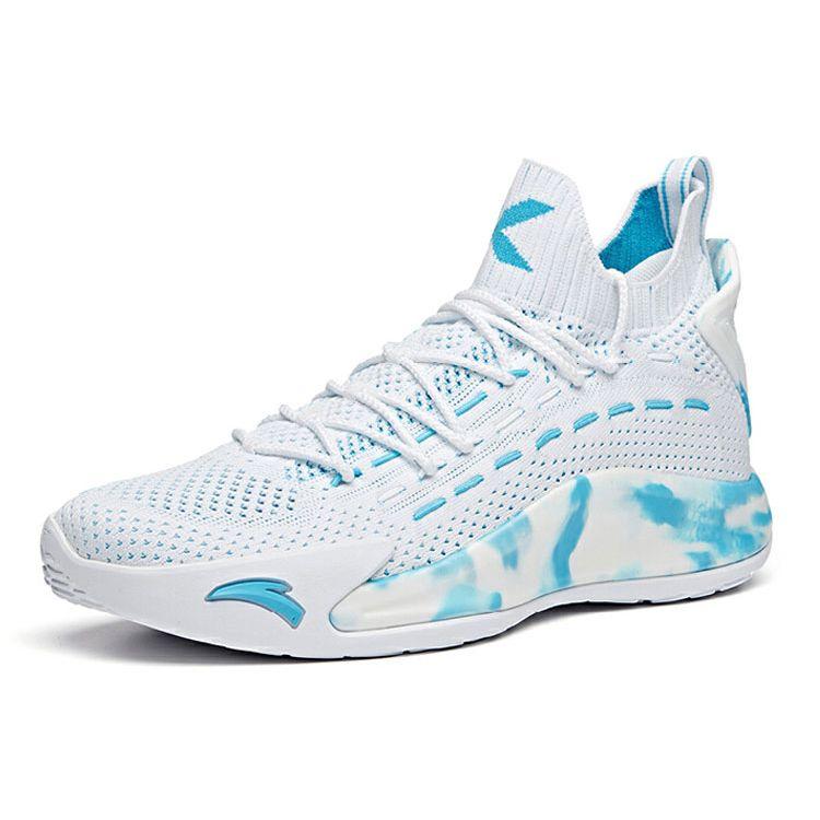 Anta Баскетбольные кроссовки KT5 Thompson Durable Breathable Mid-Top, мужские баскетбольные кроссовки Chlorine-Blue 112021102-3