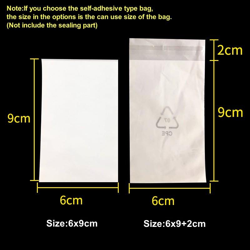 StoBag Wholesale CPE Frosted Bags Open Top Self -adhesive Blank Plastic Package Sealed Storage for Phone Case Electronic Product
