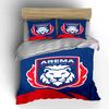 "Arema Football Club Bedding" Bedding Duvet Cover Set Duvet Cover Pillowcases (1 * Duvet Cover 2 * Pillowcases, without duvet insert)