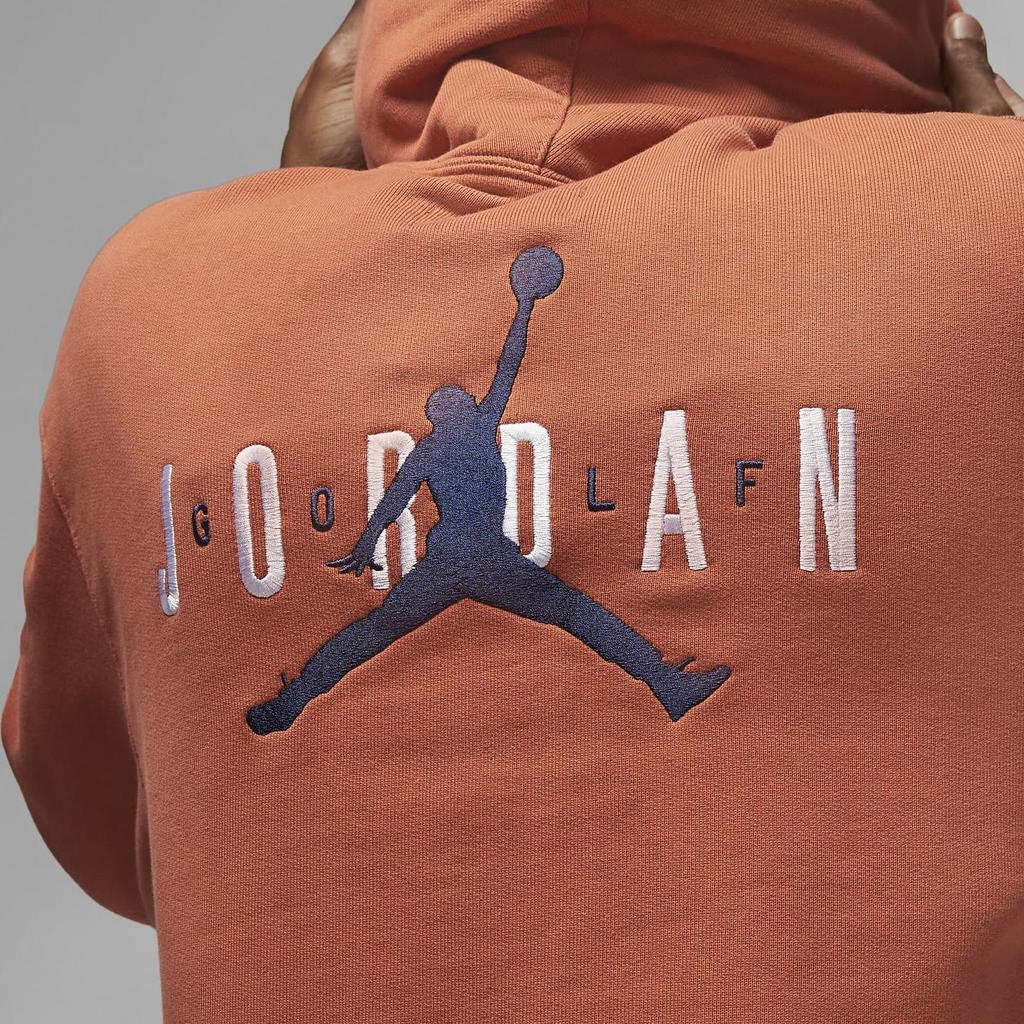 Худи из флиса Air Jordan X Eastside Golf Burnt Sunrise/Midnight Navy/White Мужская одежда Оранжевый DV1887-861