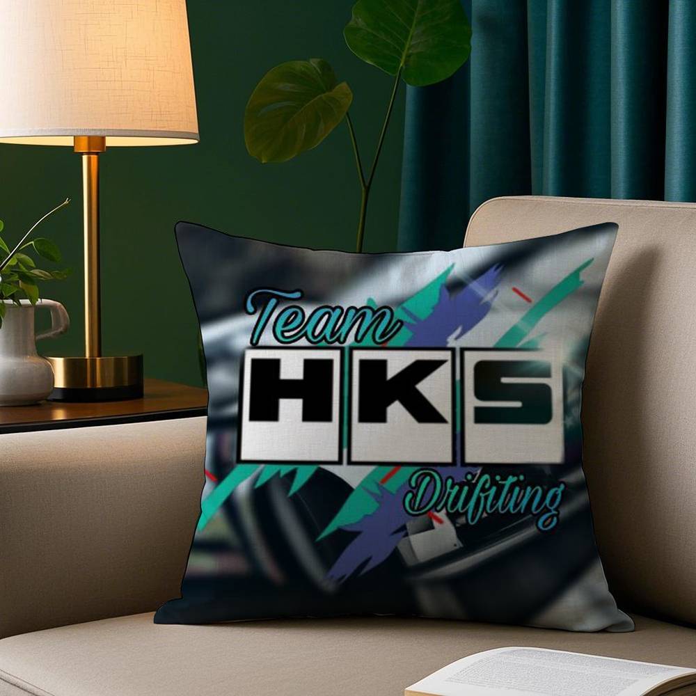 Крутая машина H-Hks Наволочка Плюшевая ткань Мягкая наволочка Двусторонняя печать Наволочка для диванной подушки