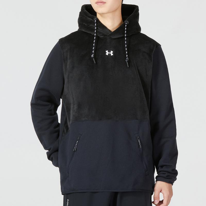 Under Armour Толстовки Journey Мужские Черные С Капюшоном Средние 1373874-001