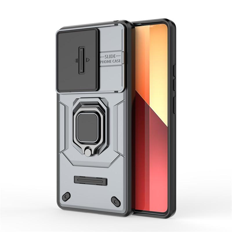 Чехол для Xiaomi Redmi Note 14S Чехол со шторкой для защиты камеры Чехол для Xiaomi Redmi Note 14S Ударопрочный Бронированный ПК Чехол для телефона Redmi Note 14S