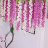12 шт. искусственных цветов глицинии, устойчивых к ультрафиолетовому излучению, искусственные цветы глицинии, подвесные искусственные цветы, виноградная лоза для патио, вечеринки, украшения для дома и интерьера