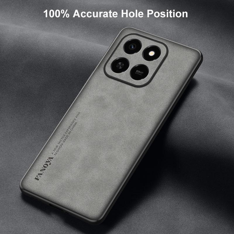 Для Honor 400 Smart 5G Чехол Роскошный Чехол для телефона из ПУ кожи Для Honor X7D HonorX7D Задняя крышка Силиконовый Противоударный Полная защита