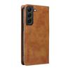 YIKATU YK-006 For Samsung Galaxy S21 FE 5G Case Anti-Drop Leather Wallet Phone Cover