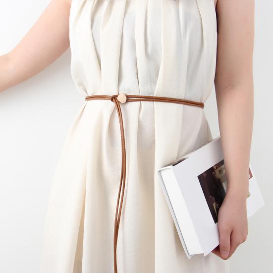 Женский ремень из искусственной кожи, регулируемая длина, для платья, рубашки, топа, износостойкий поясной ремень, модный аксессуар