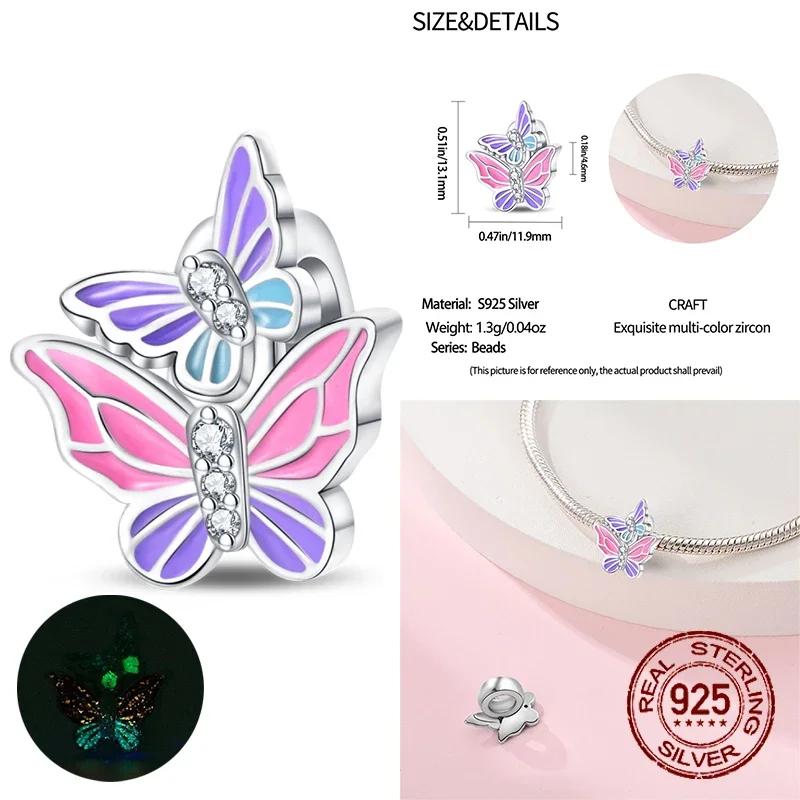 Медные светящиеся шармы в виде космонавта, планеты, космического корабля, эльфа, оленя, бусины подходят для оригинальных браслетов и ожерелий «Сделай сам»